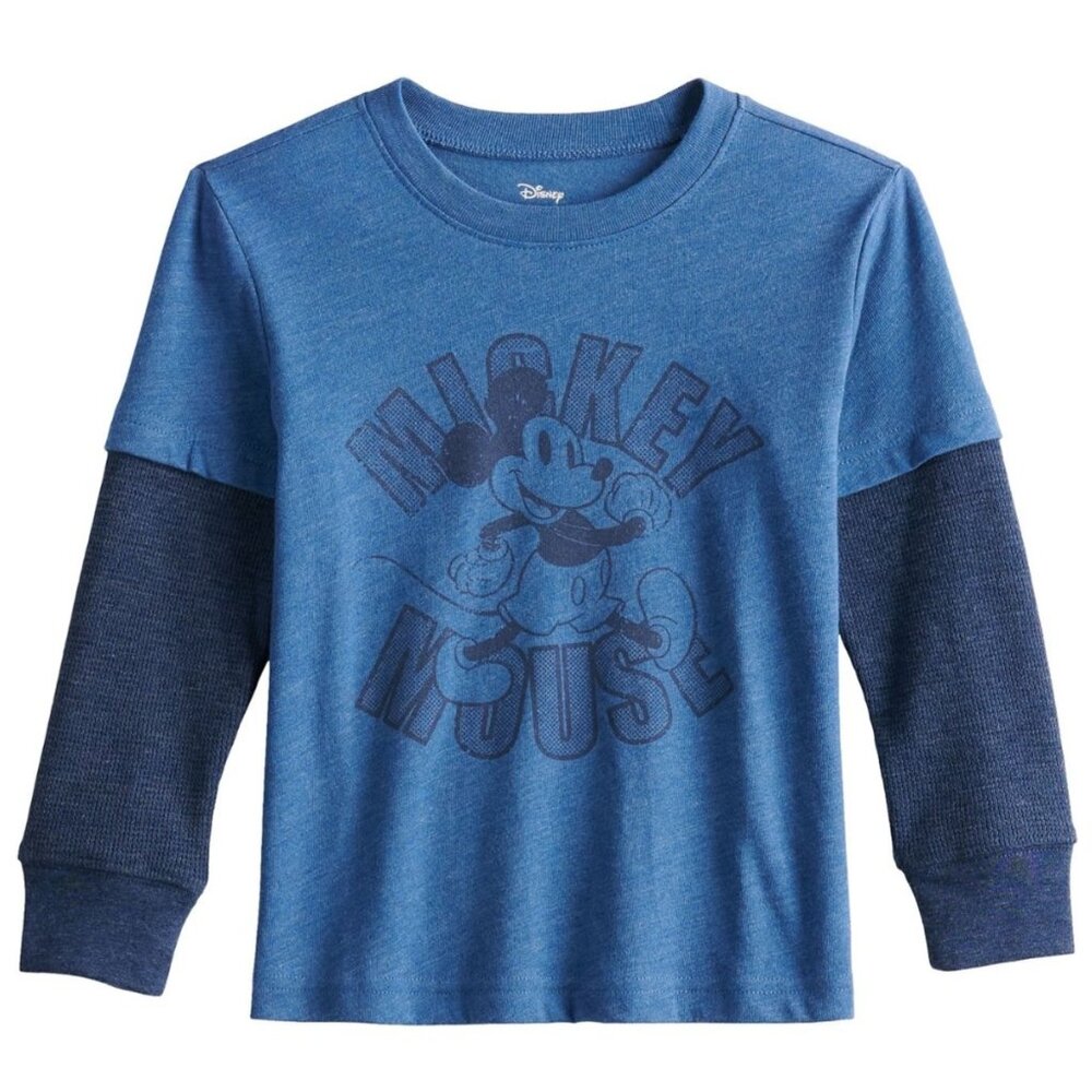 Disney's Mickey Mouse Toddler Boy Thermal Graphic T by Jumping Beans 12 mos NWT